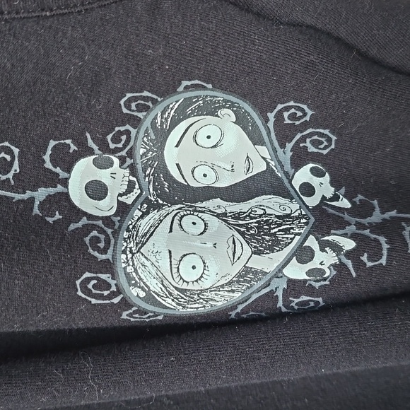 Torrid Warner Bros. Corpse Bride Jogger - French Terry Skulls Black - Picture 9 of 13